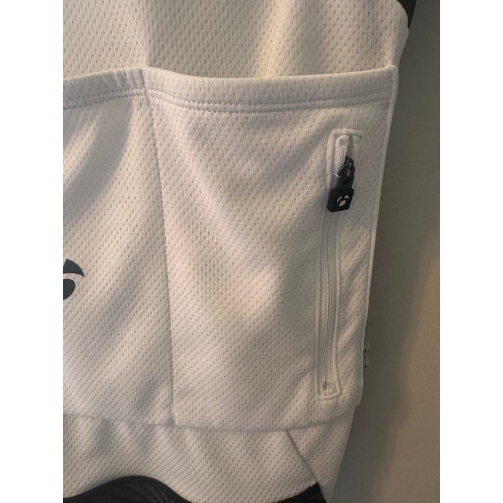 Bontrager Women's Cycling Jersey XS White Black Full Zip Rear Pockets EUC - Picture 6 of 8
